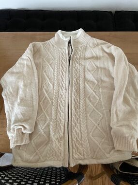 Irish Sweater Zip Up